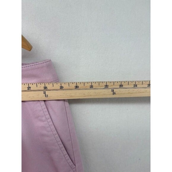 J Jill Mid Rise Live In Chino Pants Size 16 Pink Womens Casual Straight Leg - Picture 6 of 10